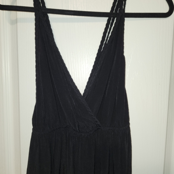 Zara Black Flowy Wide Leg Palazzo Jumper Size L - Picture 14 of 14